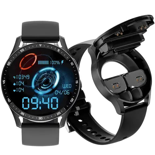 GT5 Buds Smart Watch Headset 2in1 TWS Wireless HIFI Earbuds